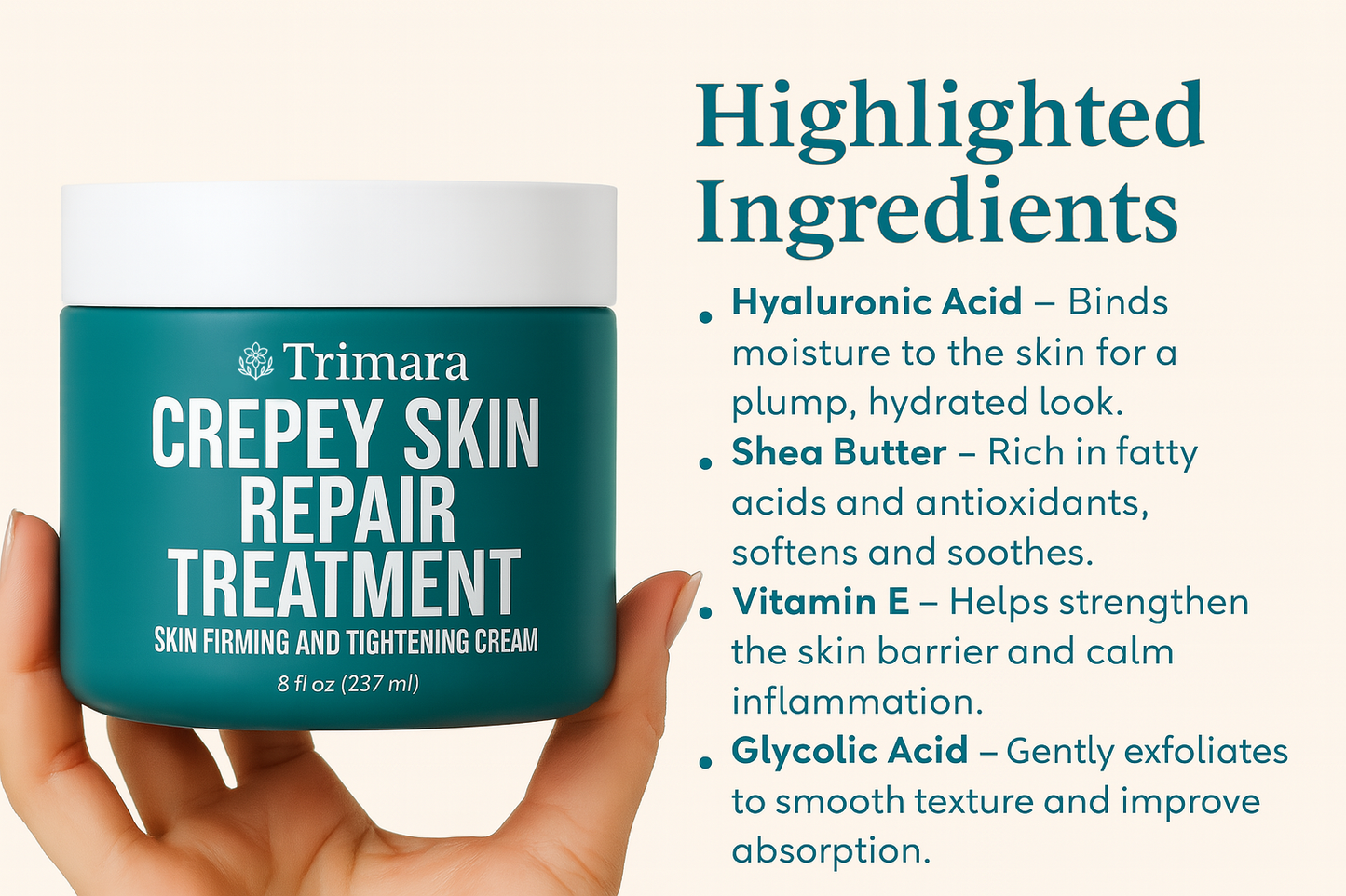 Trimara SmoothLift™ – Firming & Tightening Cream